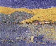 Seldon Connor Gile Red and Yellow Hills oil painting